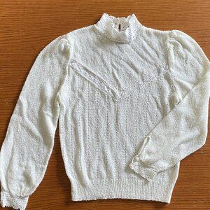 Vintage Victorian Inspired Blouse - 70s